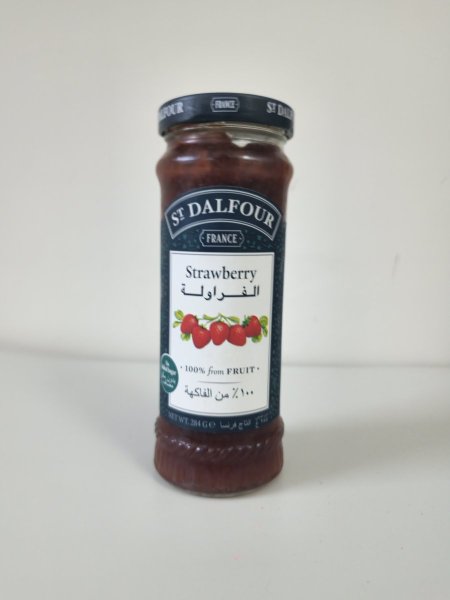 مربى فراولة طبيعي بدون سكر