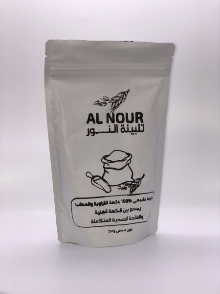 تلبينة النور بنكهة الكراوية والمحلب